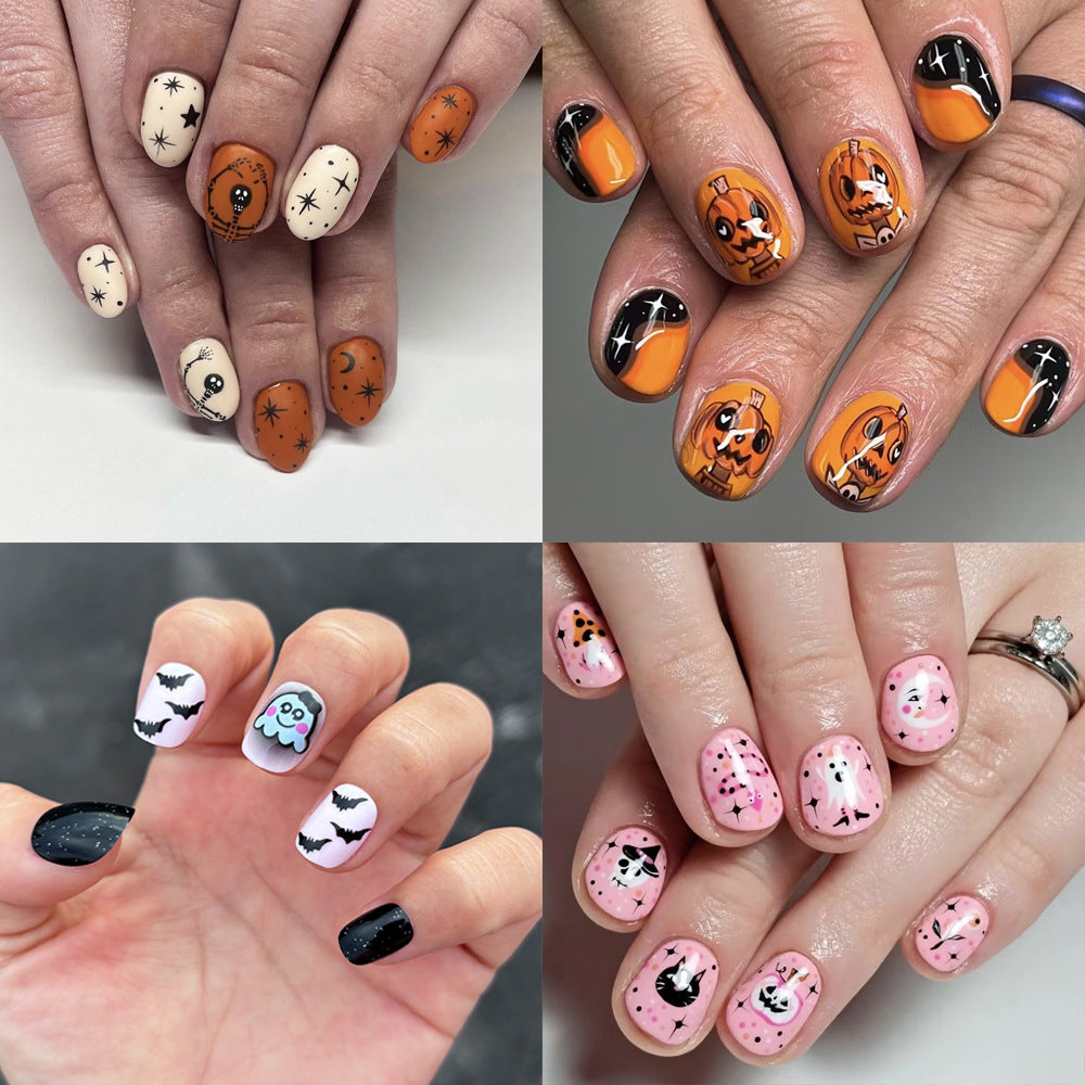 Themen Halloween Press-On Nail Art Set Brehn