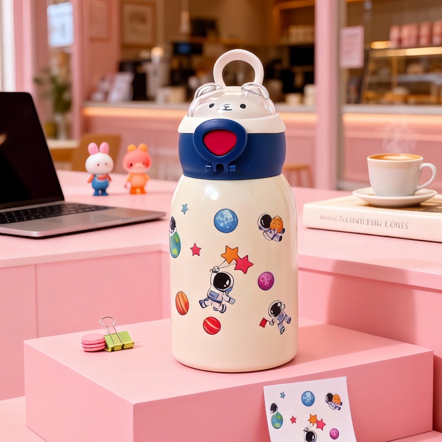 Damen Trinkflasche mit einzigartigem Astronauten-Design Brehn