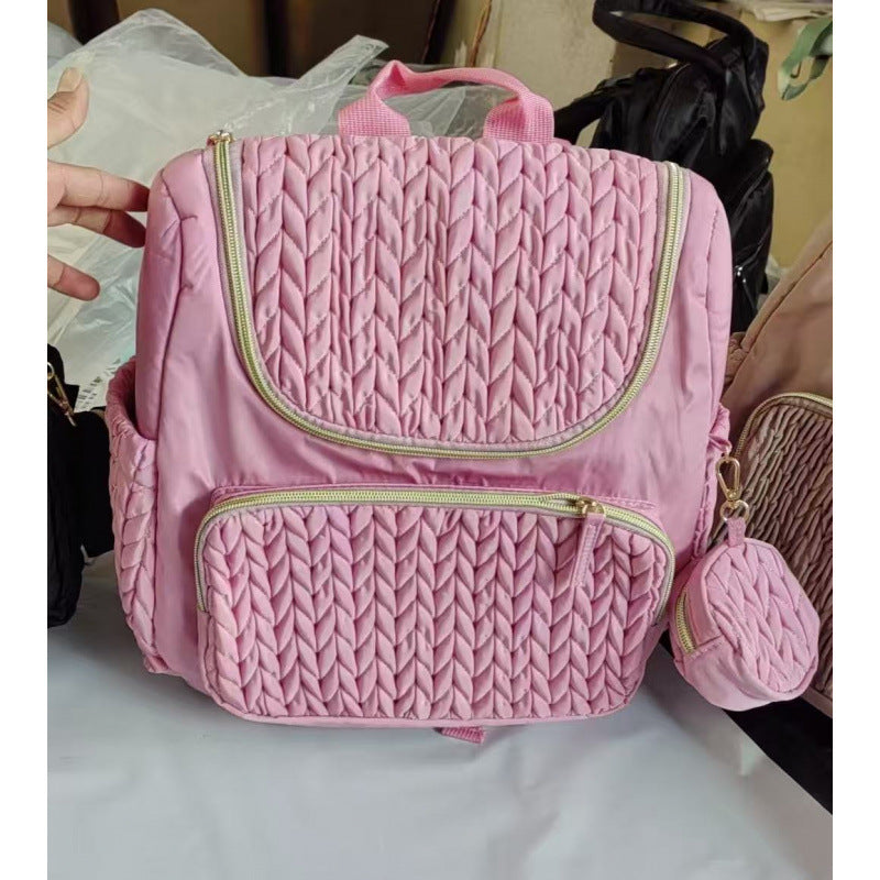 Modischer Rucksack mit Strukturiertem Obermaterial Brehn