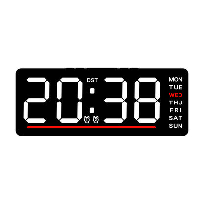 Digitaler Wanduhr mit LED-Anzeige Brehn