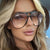 Damen stilvolle Pilotensonnenbrille mit elegantem Design und UV-Schutz Brehn