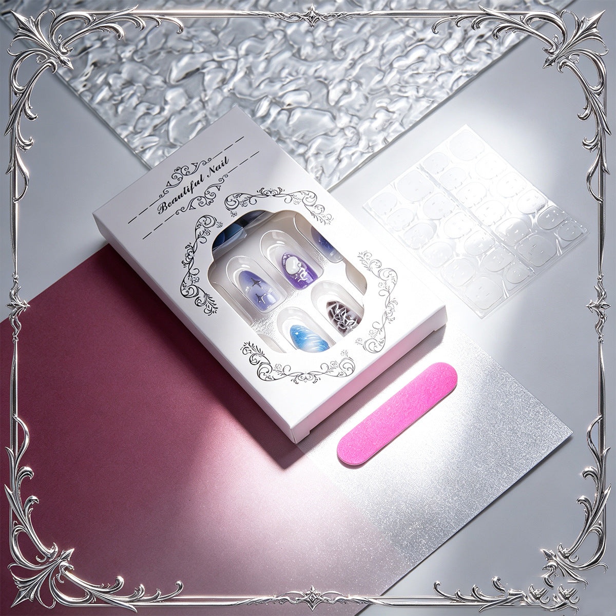 Kunstnagelset mit Eleganten Designs Brehn