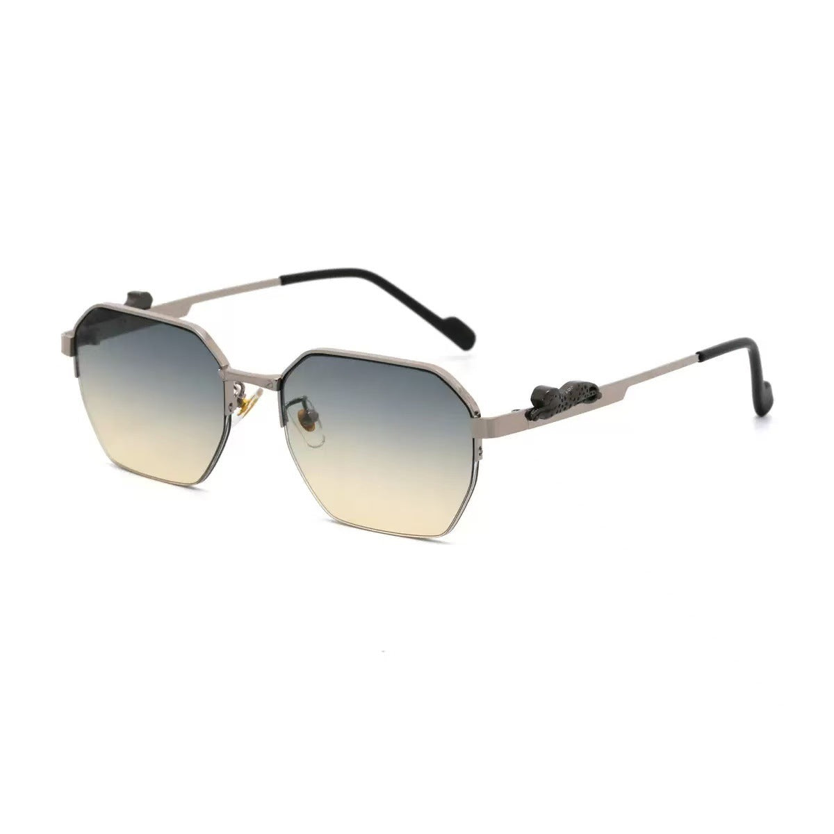 Damen elegante Sonnenbrille im modernen Oktagon-Design Brehn