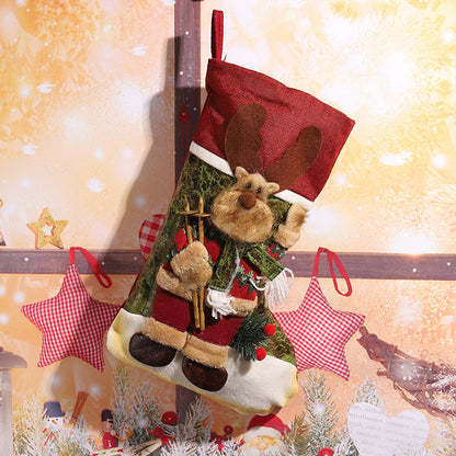 Niedlicher Weihnachtsstrumpf mit Rentierdesign Brehn
