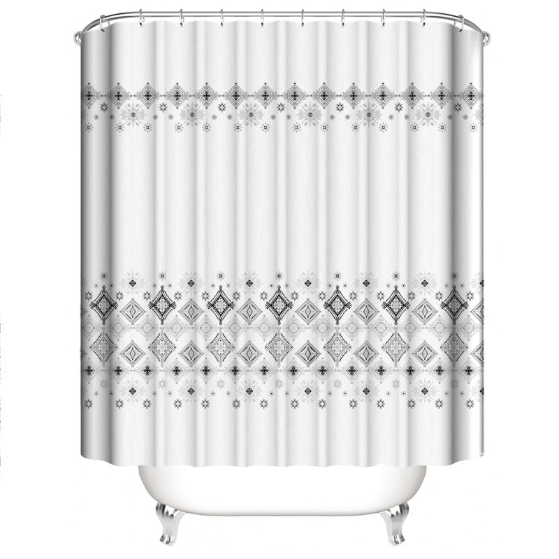 Chevron-Muster-Badezimmer-Set Brehn