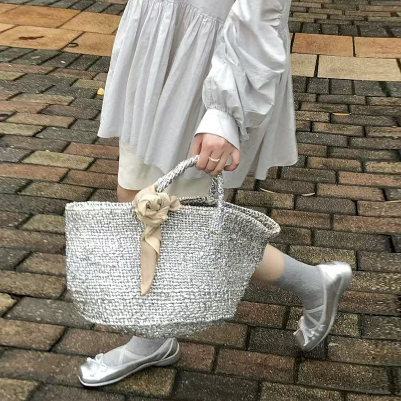 Damen Handgefertigte Korbtasche mit modernem Design Brehn