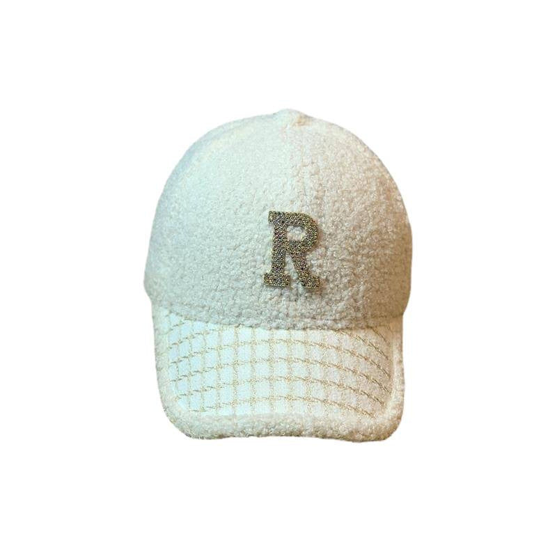Damen Fuzzy Texturiertes Baseball Cap Brehn