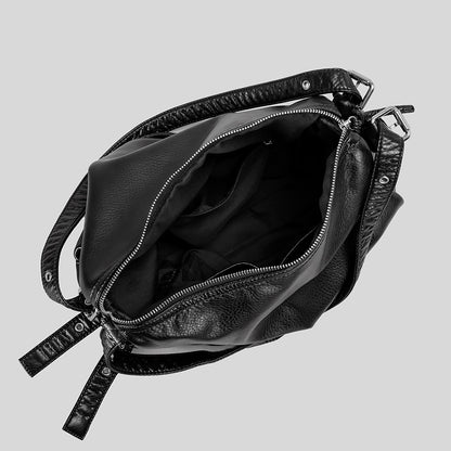 Lässige Bequeme Leder Schultertasche