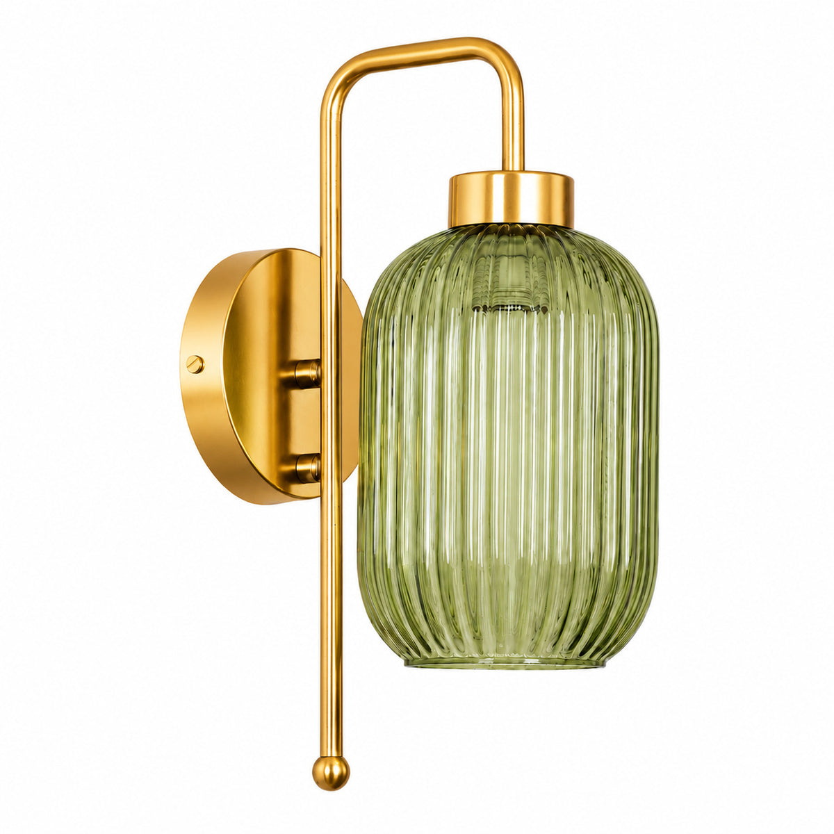 Elegante Glaswandlampe mit verstellbarer Beleuchtung
