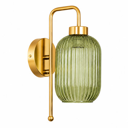 Elegante Glaswandlampe mit verstellbarer Beleuchtung