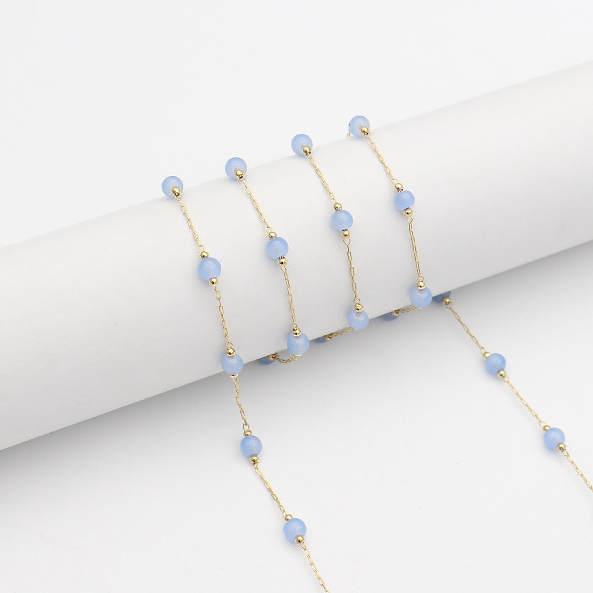 Elegante Perlen Brillenhalter Kette Brehn