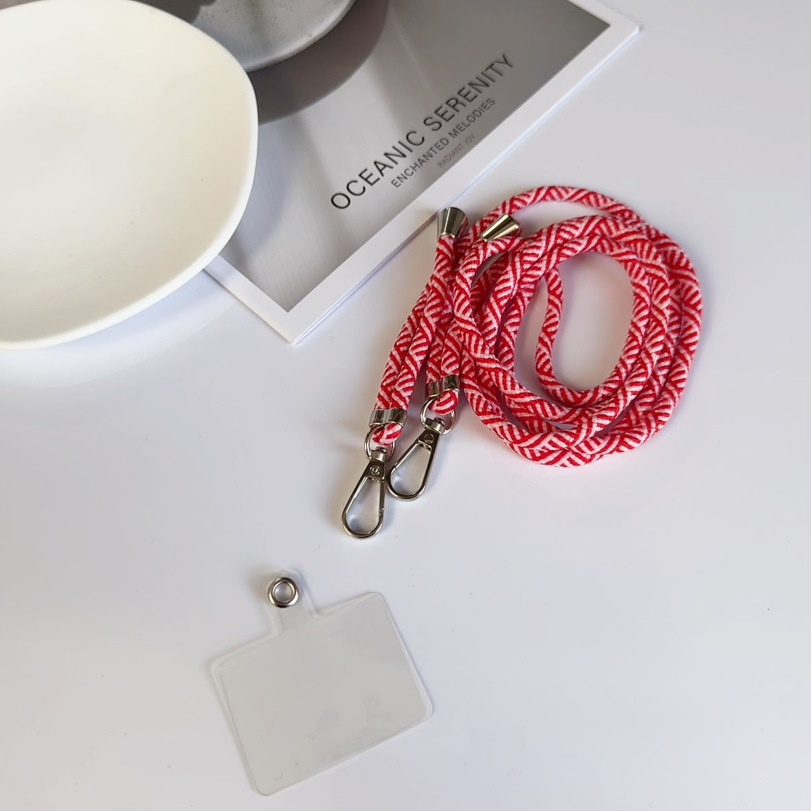 Verstellbare Lanyard mit doppelten Clips Brehn