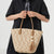 Handgefertigte Strandtasche mit Elegantem Gewebemuster Brehn
