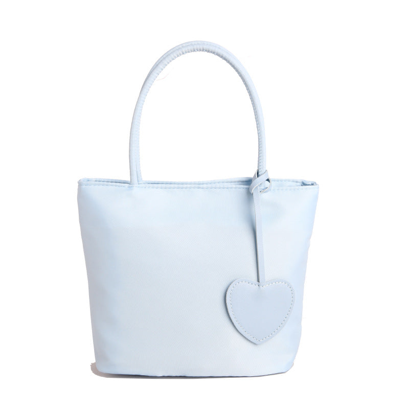 WoStylish Herz-geschmückte Alltags-Tote-Tasche Brehn