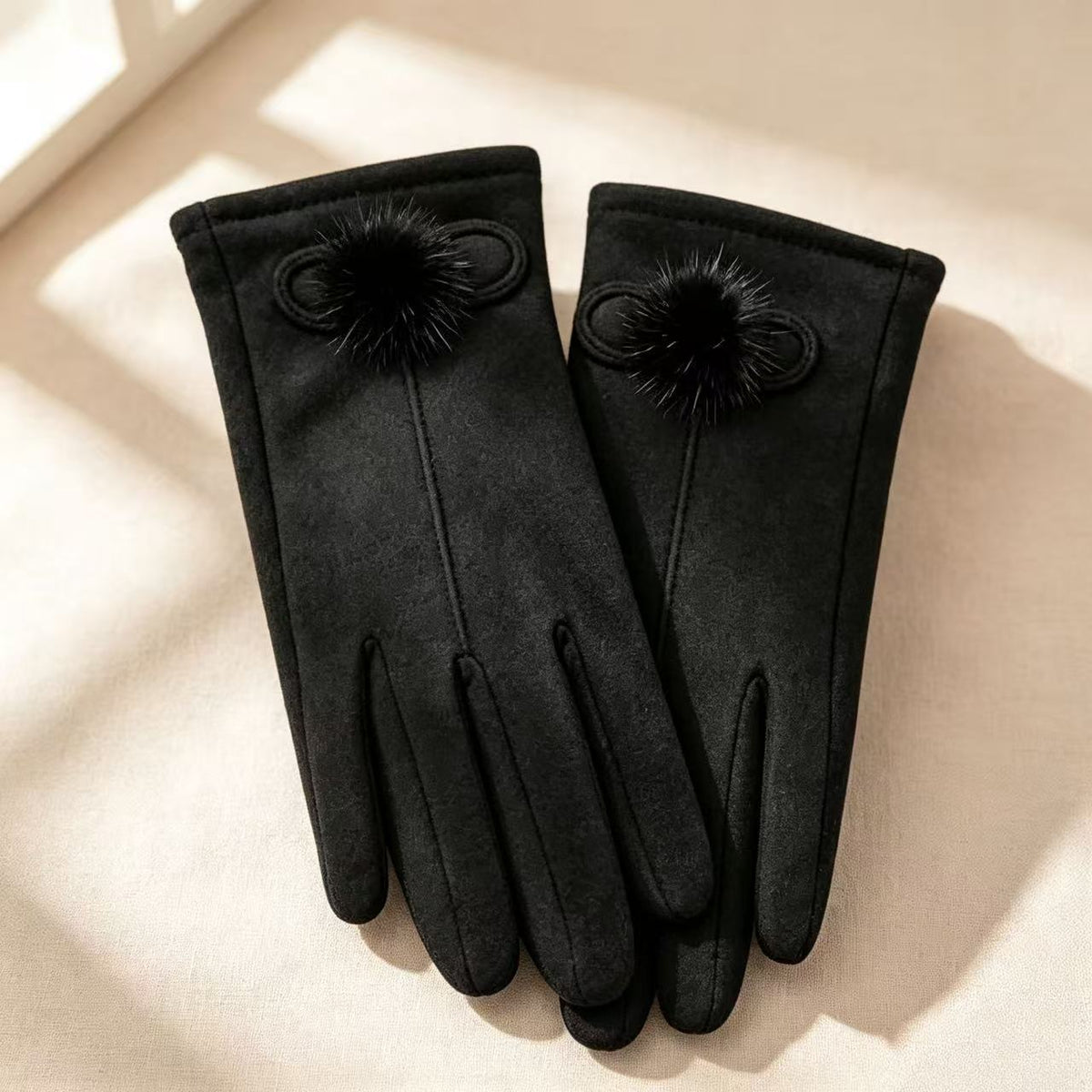 Winter Karomuster Touchscreen Handschuhe Brehn