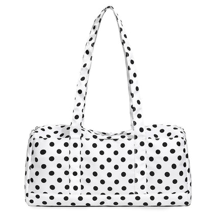 Funktionale gepunktete Wochenendreisetasche