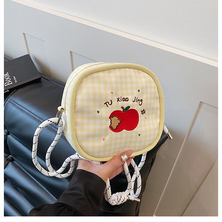 Niedlicher gestickter Schulranzen
