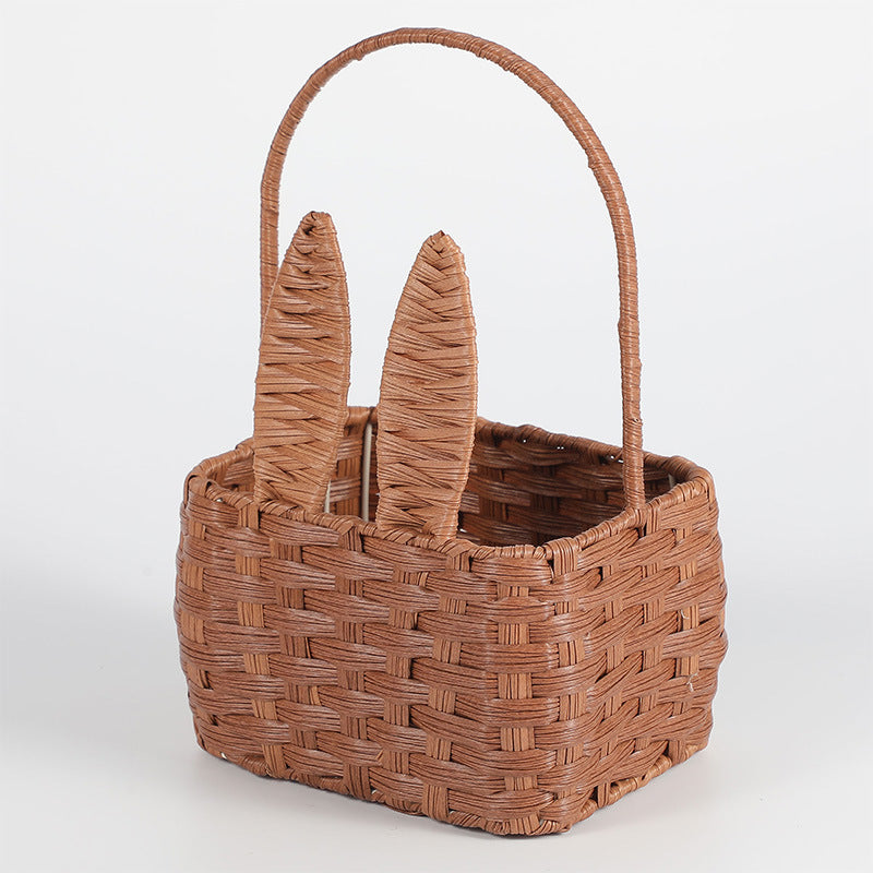 Damen dekorativer Korb mit Hasenohr-Design Brehn