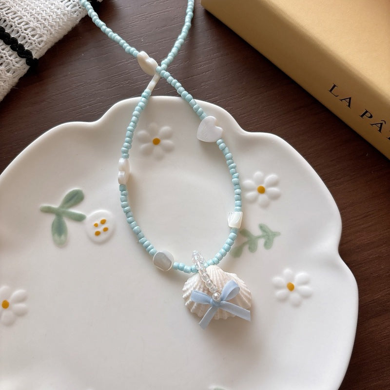 Halskette mit Glitzerfischschwanz Brehn