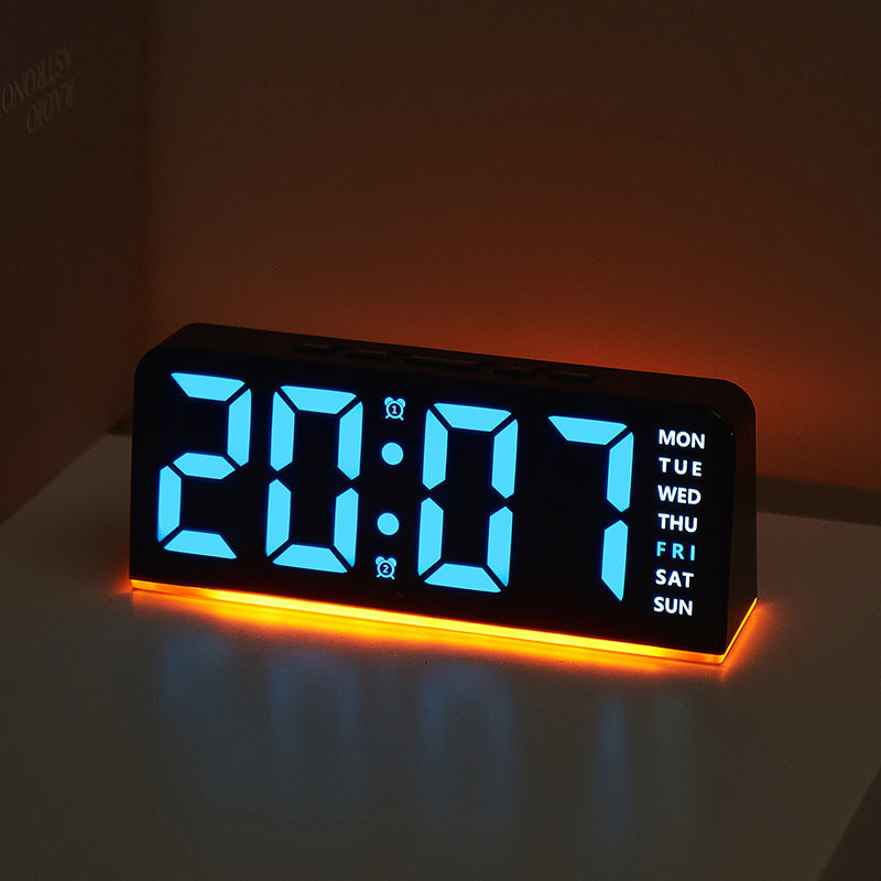Digitaler LED-Wecker mit Farbwechsel Brehn
