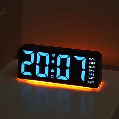 Digitaler LED-Wecker mit Farbwechsel Brehn