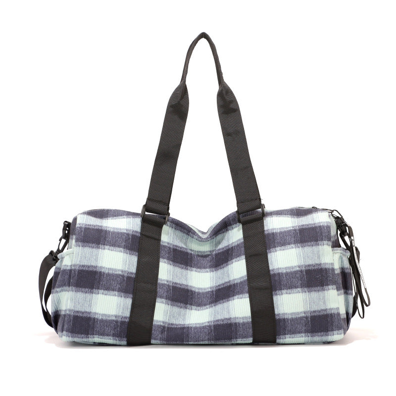 Stylischer karierten Gym Duffle Bag Brehn