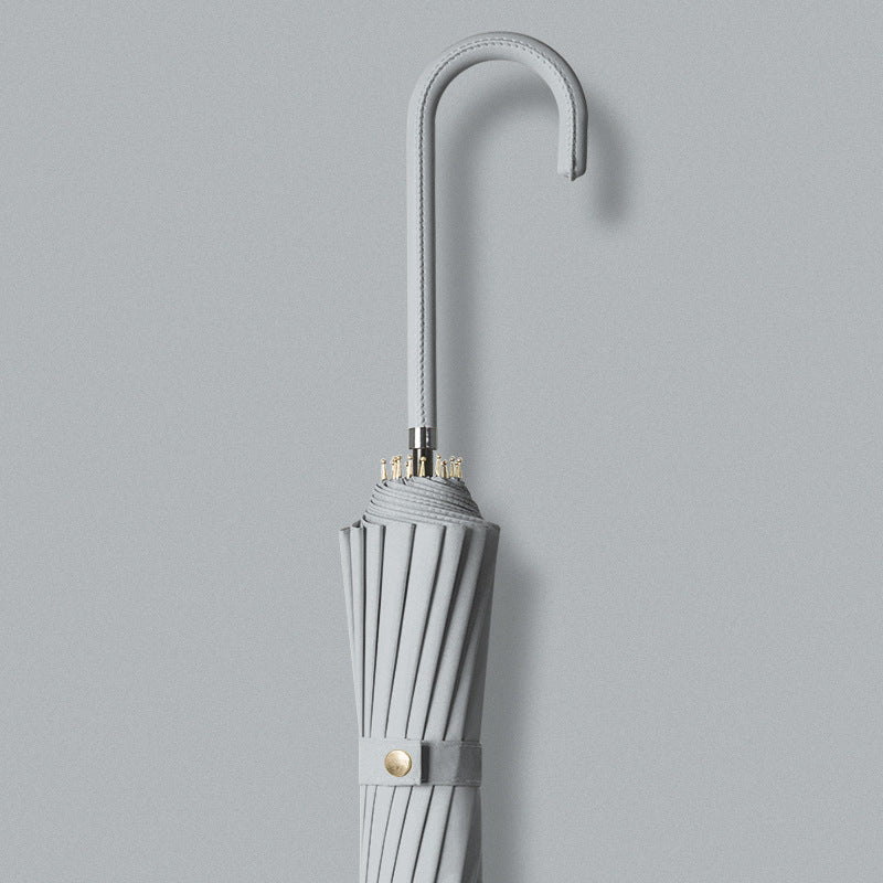 Damen eleganter und windfester Faltregenschirm mit ergonomischem Griff Brehn