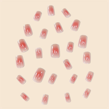 Elegante French Tip Nagelkunst