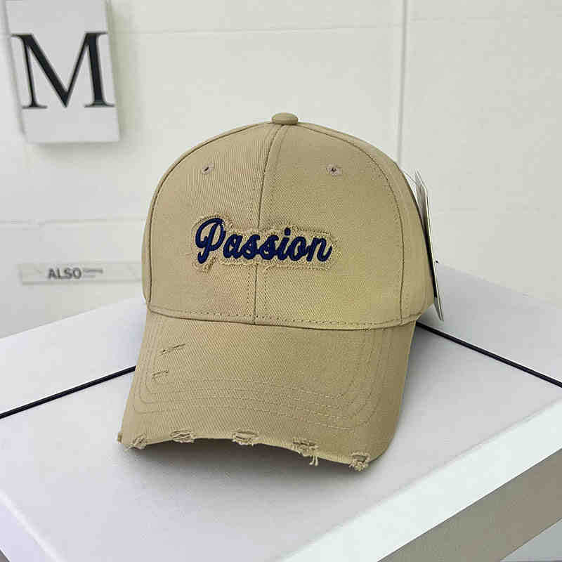 Damen Distressed Casual Cap Brehn