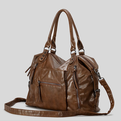Luxuriöse Leder Hobo Tasche