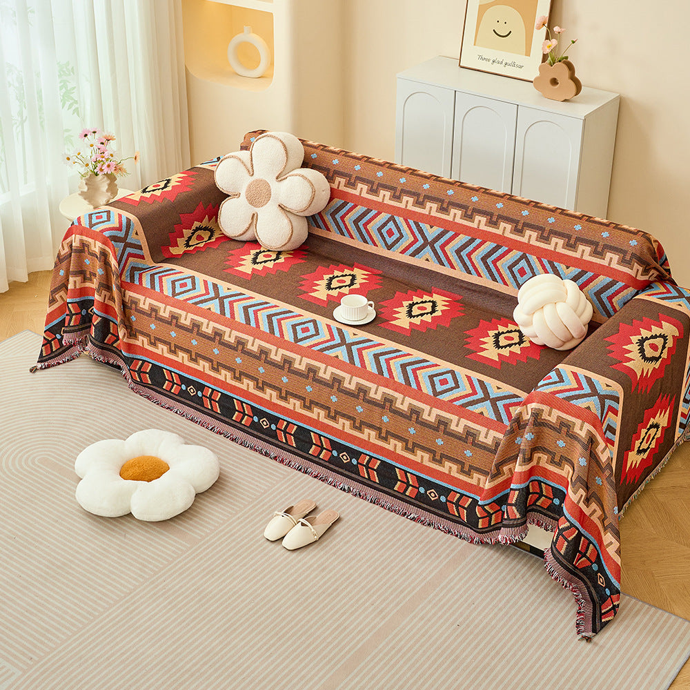 Dekorative geometrische Muster Sofa Wurfdecke