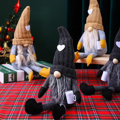 Dekorative Weihnachtsgnom Figur Brehn
