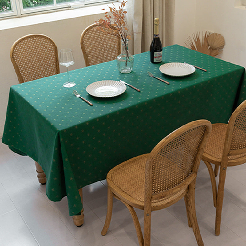 Gewebte Jacquard-Tischdecke mit Diamantrelief und pflegeleichtem Baumwollmix Brehn