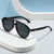 Damen modische Sonnenbrille mit schickem Tortoise-Rahmen Brehn