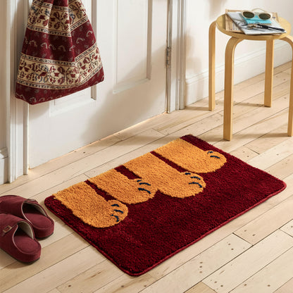 Badematte mit Pfotenmotiv und extraweichem Hochflor Brehn