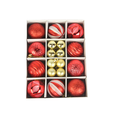 Dekoratives bruchsicheres Weihnachtsbaumkugel-Set Brehn