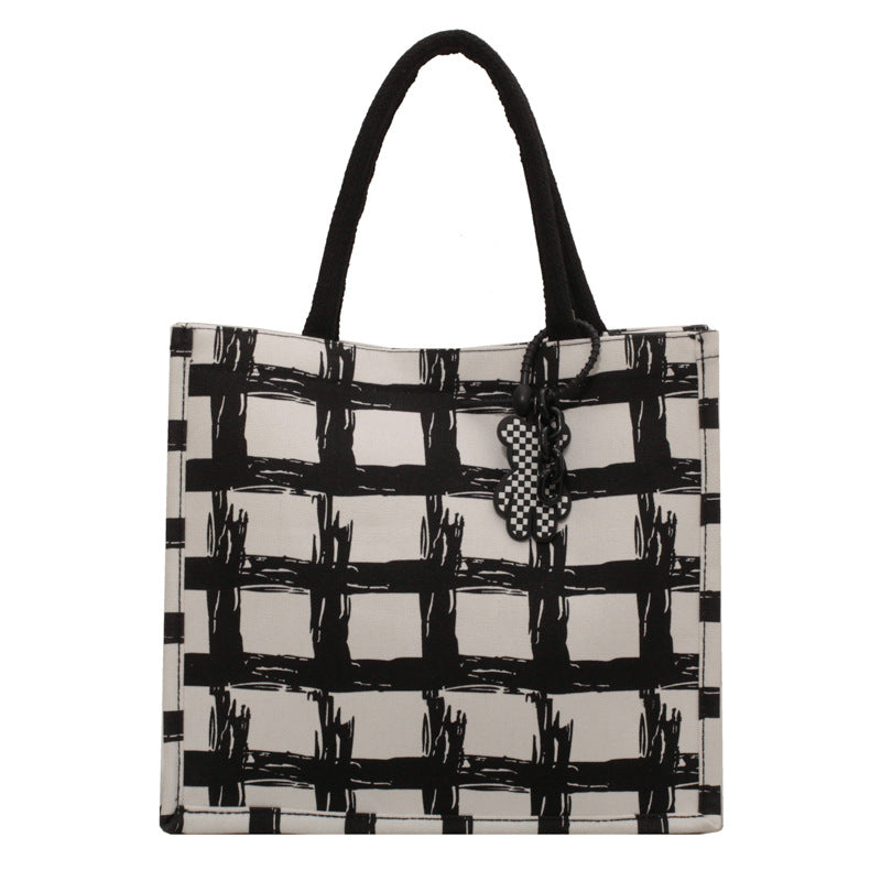 Stylische Canvas-Shopper Tasche