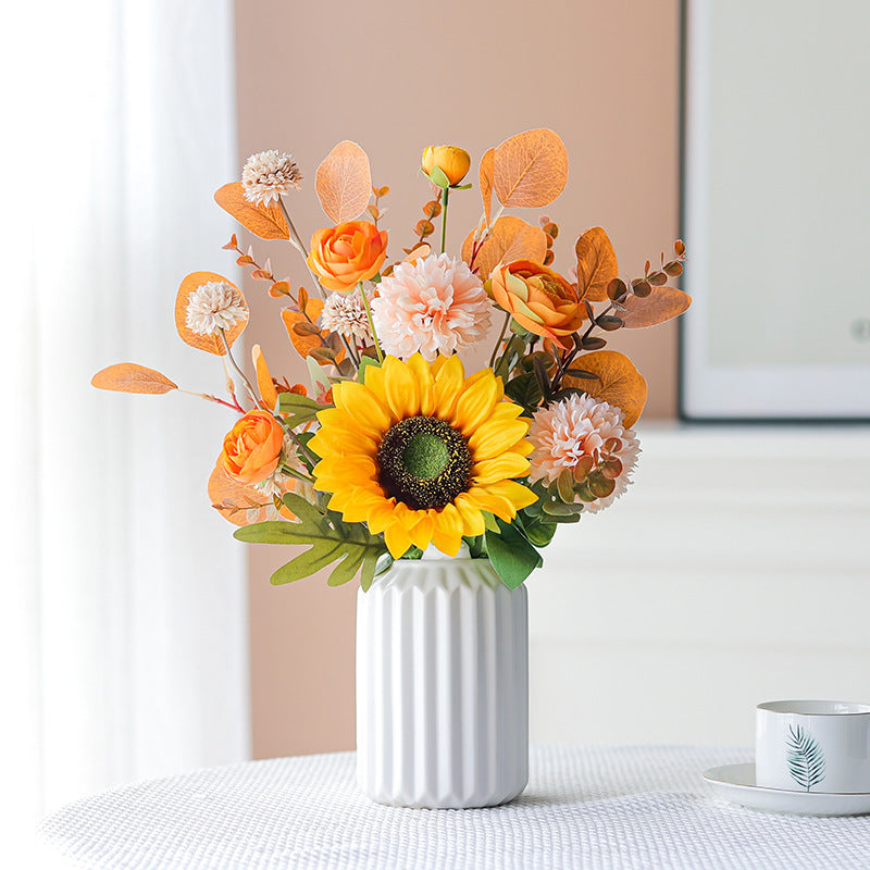 Premium Künstlicher Sonnenblumenstrauß