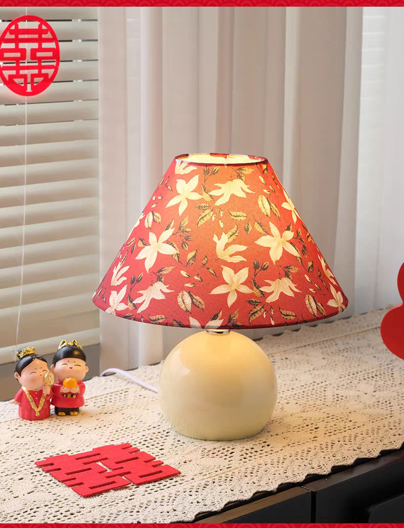 Moderne Floral Akzent Tischlampe