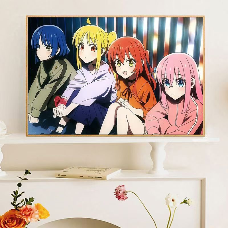 Anime-inspirierte Charakter-Wandkunst Druck Brehn