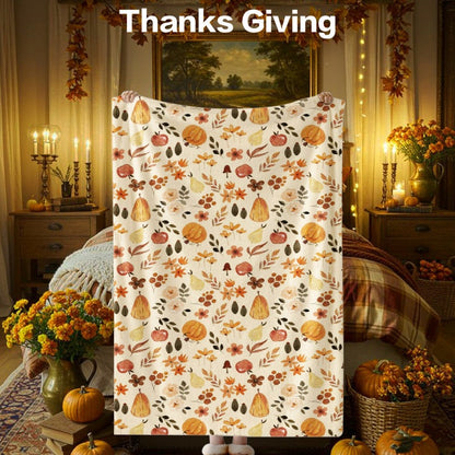 Thanksgiving-Themen Kuscheldecke