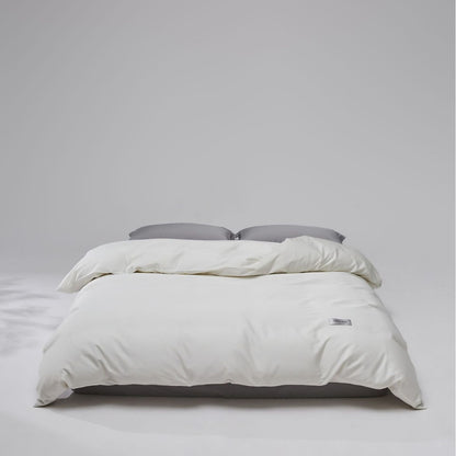 Mako-Baumwoll-Satin Bettwäsche-Set mit verdecktem Reißverschluss und Kissenbezügen Brehn