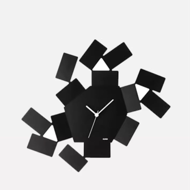 Abstrakte geometrische Wanduhr