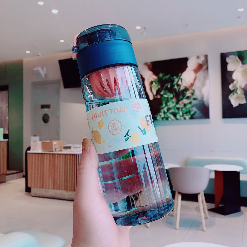 Damen Mehrweg-Infuserflasche mit fruchtigem Design Brehn