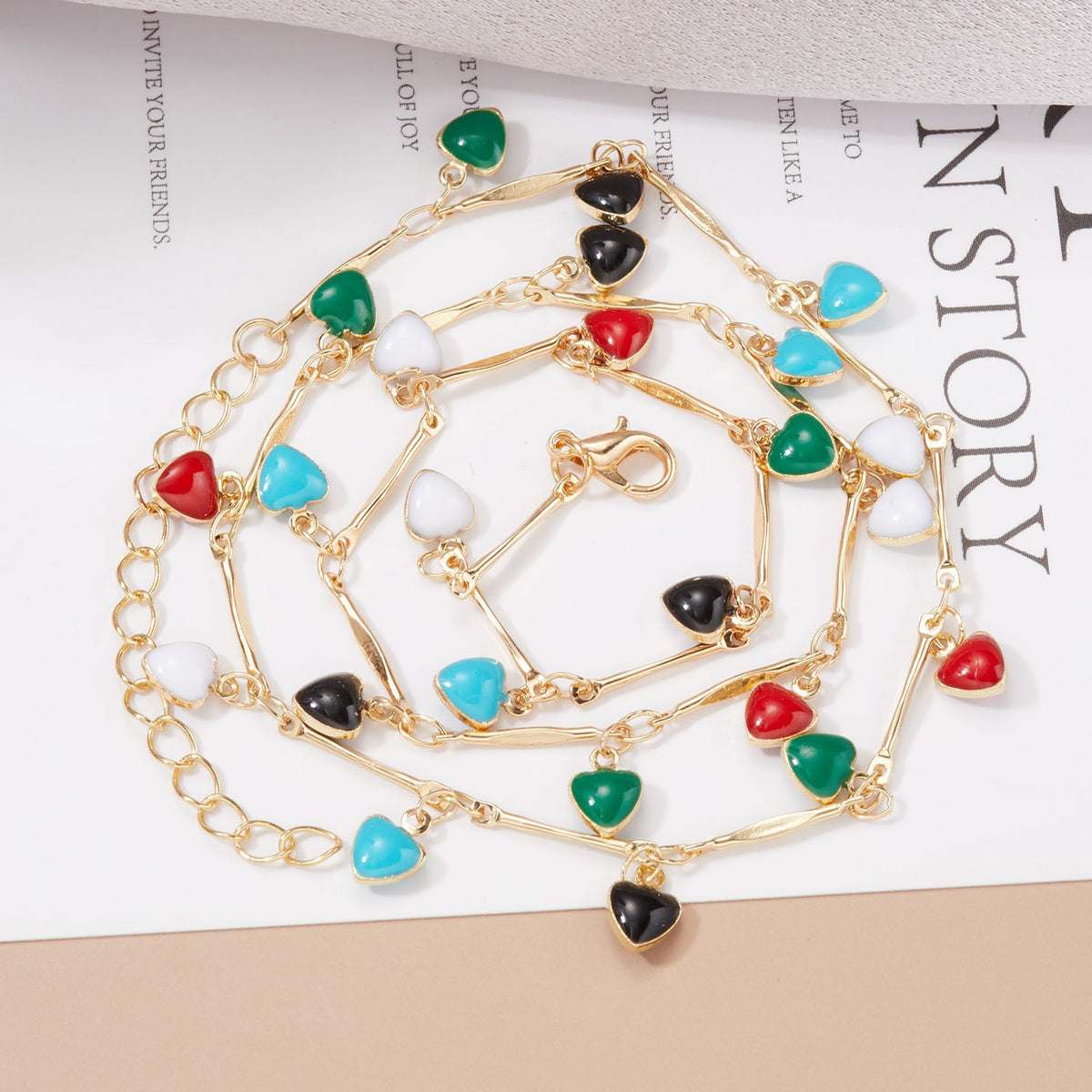 Herz Charm Statement Halskette Brehn