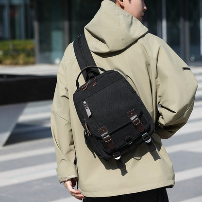 Vielseitige Canvas Messenger Bag Brehn