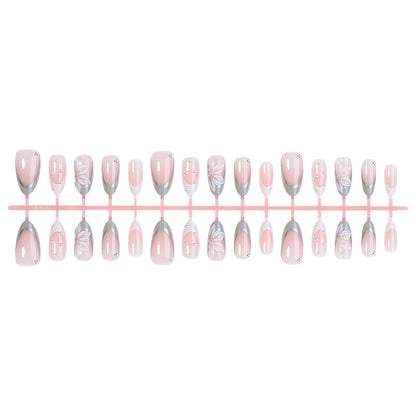 Luxuriöses dekoratives Presse-on-Nagelset Brehn