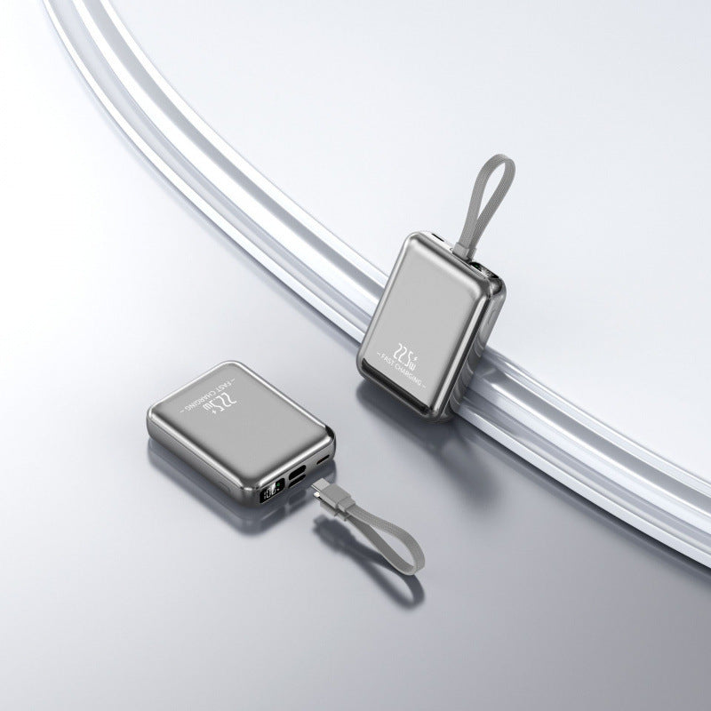 Tragbare Powerbank mit kompakter Bauweise und integrierter Schnellladefunktion Brehn
