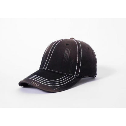 Herren klassische distressed Baumwoll-Baseballmütze Brehn