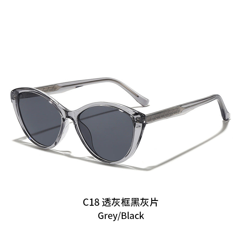 Damen trendige Sonnenbrille im modernen Cat-Eye-Stil Brehn
